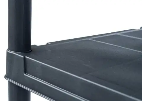 Rafturi de depozitare 2 buc. negru 60x30x180 cm plastic 125 kg - 5/5