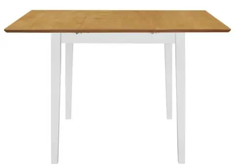 Set mobilier de bucătărie, 5 piese, alb, MDF - 4/5