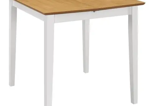 Set mobilier de bucătărie, 5 piese, alb, MDF - 5/5