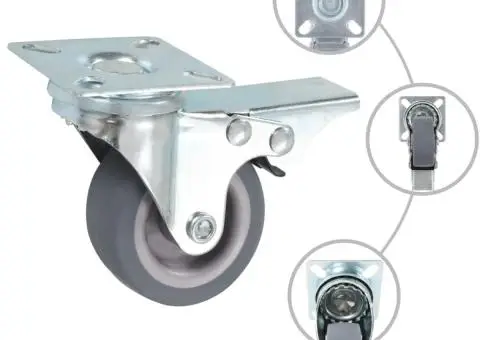 Roți pivotante, 32 buc., 50 mm - 2/5