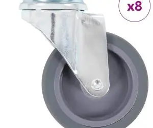 vidaXL Roți pivotante, 8 buc., 75 mm