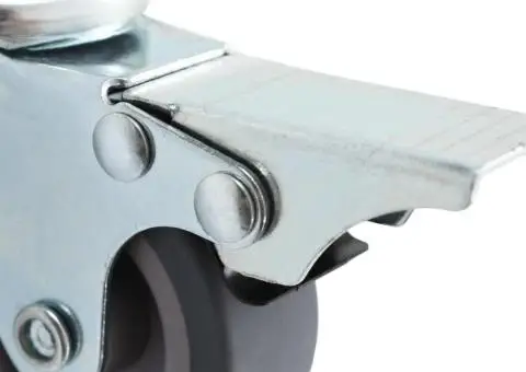 Roți pivotante cu gaură pentru șurub, 8 buc., 50 mm - 5/5