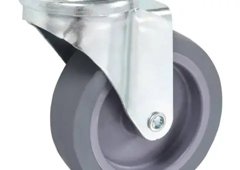 Roți pivotante cu gaură pentru șurub, 12 buc., 75 mm - 3/5