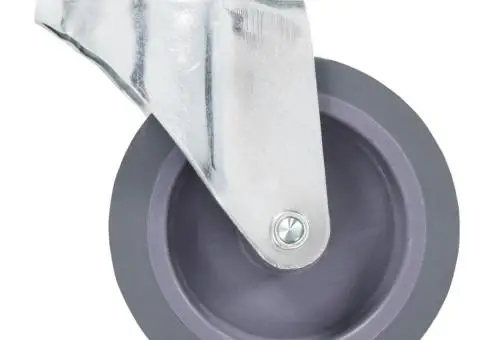 Roți pivotante cu gaură pentru șurub, 12 buc., 75 mm - 4/5