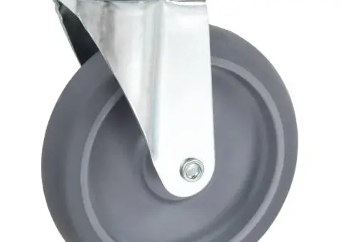 Roți pivotante cu gaură pentru șurub, 16 buc., 125 mm - 3/5