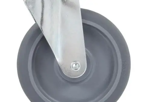 Roți pivotante cu gaură pentru șurub, 16 buc., 125 mm - 4/5