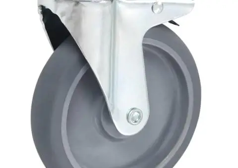 Roți pivotante cu gaură pentru șurub, 16 buc., 125 mm - 3/5