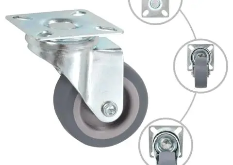 Roți pivotante, 24 buc., 50 mm - 2/5