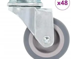 vidaXL Roți pivotante, 48 buc., 50 mm