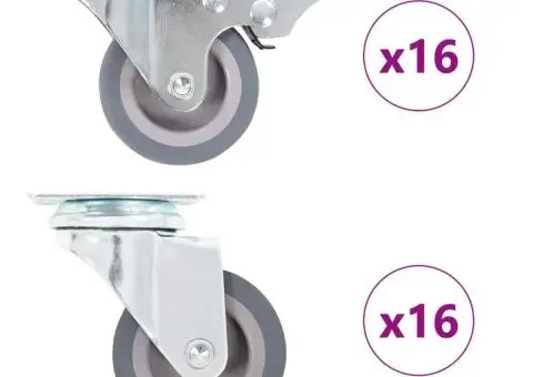 Roți pivotante, 32 buc., 50 mm - 1/5
