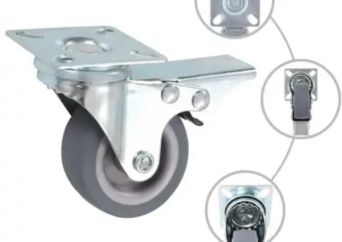 Roți pivotante, 32 buc., 50 mm - 2/5