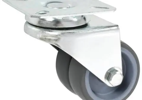 Roți pivotante duble, 12 buc., 50 mm - 3/5