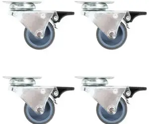 vidaXL Roți pivotante duble, 24 buc., 50 mm