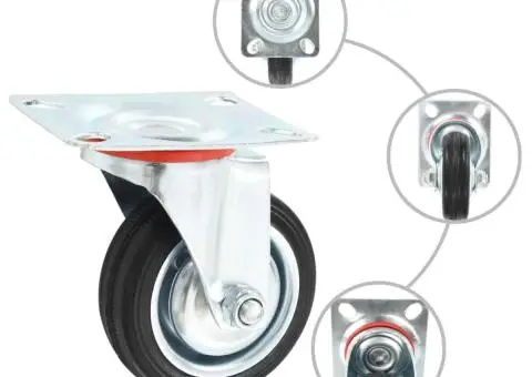 Roți pivotante, 16 buc., 75 mm - 2/5