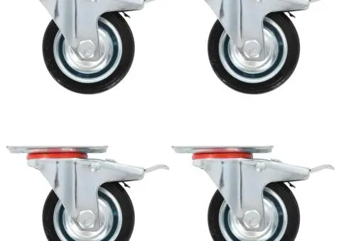 Roți pivotante, 16 buc., 75 mm - 1/5