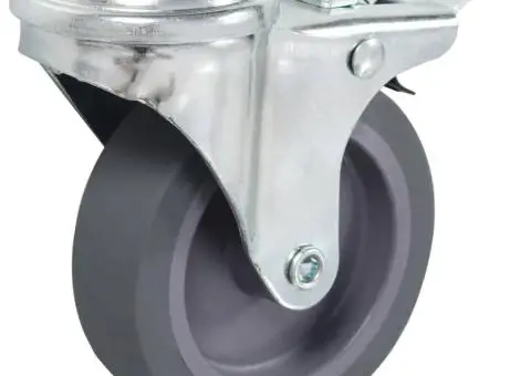 Roți pivotante cu gaură pentru șurub, 24 buc., 75 mm - 3/5