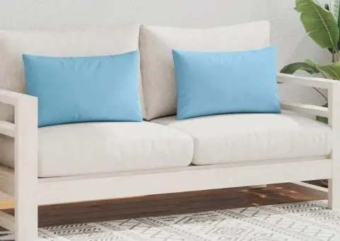 Perne de exterior, 2 buc., albastru deschis, 60 x 40 cm - 2/5