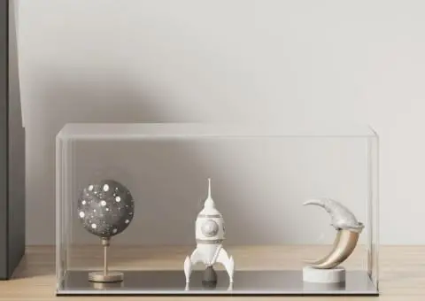 Cutie de prezentare, transparent, 24x12x11 cm, acril - 1/5