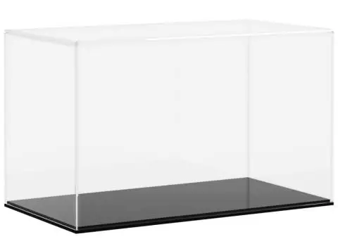 Cutie de prezentare, transparent, 31x17x19 cm, acril - 2/5
