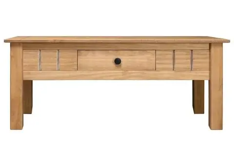 Măsuță de cafea, 100x60x43,5 cm, lemn masiv de pin, gama Panama - 2/5