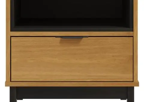 Masă laterală "FLAM" 50x50x50 cm, lemn masiv de pin - 5/5