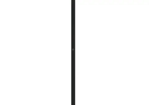 Tăblie de pat metalică, negru, 120 cm - 4/5
