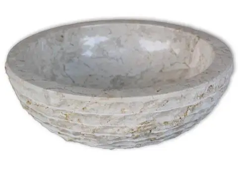 Chiuvetă, crem, 40 cm, marmură - 2/5