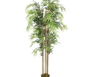 vidaXL Arbore din bambus artificial 1095 de frunze 150 cm verde