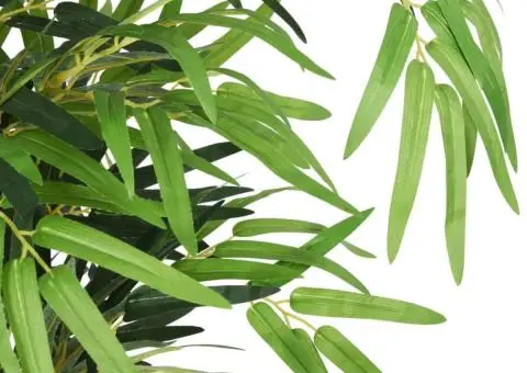 Arbore din bambus artificial 1095 de frunze 150 cm verde - 2/4