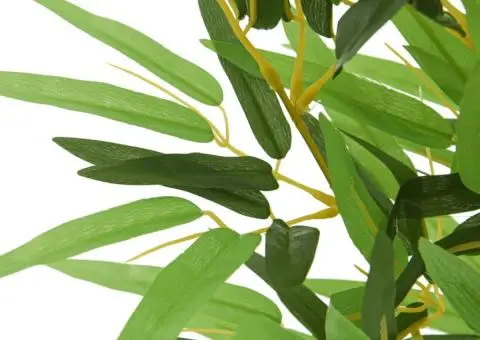 Arbore din bambus artificial 368 de frunze 80 cm verde - 2/4