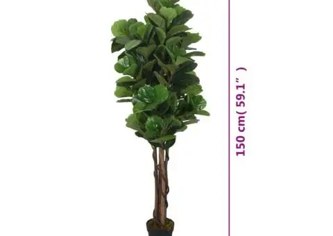 Smochin artificial cu frunze 180 de frunze 150 cm verde - 5/5