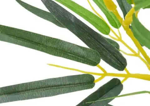 Arbore din bambus artificial 552 de frunze 120 cm verde - 2/4