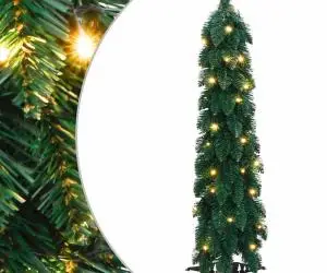vidaXL Brad de Crăciun artificial pre-iluminat cu 30 LED-uri, 60 cm