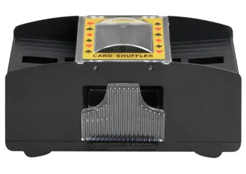Aparat automat de amestecat cărți, negru, 2 pachete - 4/5