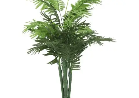 Palmier artificial 28 frunze 120 cm verde - 1/5
