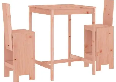 Set bar de grădină, 3 piese, lemn masiv douglas - 2/5