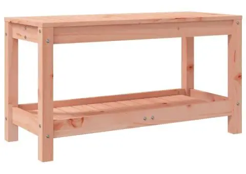 Bancă de grădină, 82,5x35x45 cm, lemn masiv Douglas - 2/5