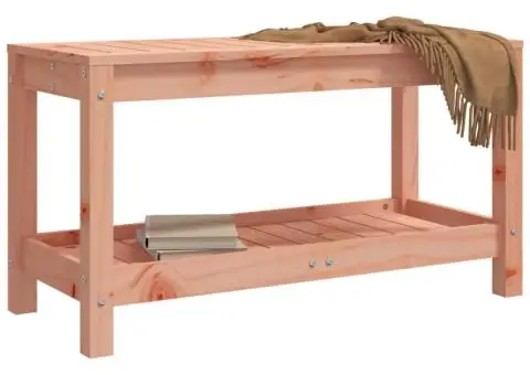 Bancă de grădină, 82,5x35x45 cm, lemn masiv Douglas - 3/5