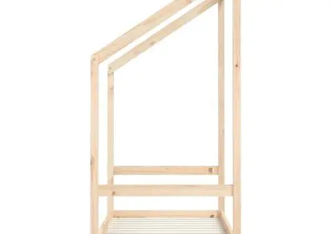 Cadru de pat pentru copii, 2x(70x140) cm, lemn masiv de pin - 5/5