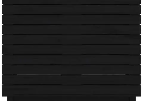 Coș de rufe, 88,5x44x76 cm, lemn masiv de pin - 5/5