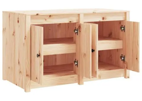 Dulap bucătărie de exterior, 106x55x64 cm, lemn masiv pin - 4/5