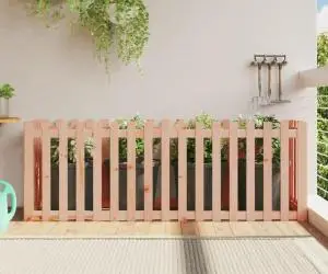 vidaXL Pat înălțat grădină design gard 200x50x70 cm lemn impregnat pin