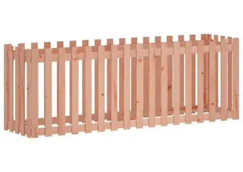 Pat înălțat grădină design gard 200x50x70 cm lemn impregnat pin - 2/5