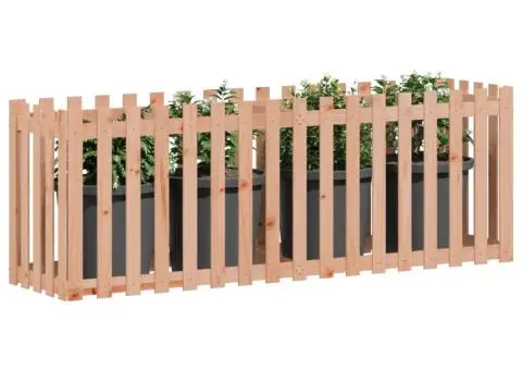 Pat înălțat grădină design gard 200x50x70 cm lemn impregnat pin - 3/5