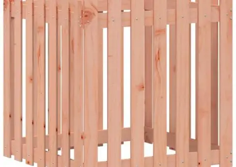 Jardinieră grădină design gard, 70x70x70 cm, lemn masiv douglas - 2/5