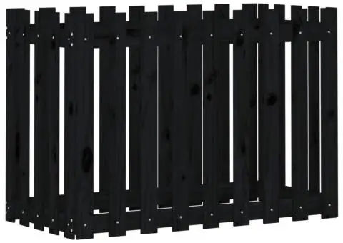 Pat înălțat grădină design gard 100x50x70 cm lemn de pin tratat - 2/5