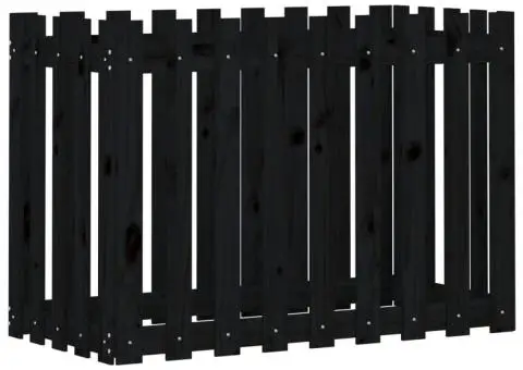 Pat înălțat grădină design gard 100x50x70 cm lemn de pin tratat - 4/5