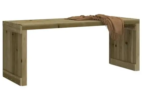 Bancă de grădină extensibilă, 212,5x40,5x45 cm, lemn pin tratat - 3/5