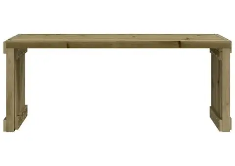 Bancă de grădină extensibilă, 212,5x40,5x45 cm, lemn pin tratat - 4/5