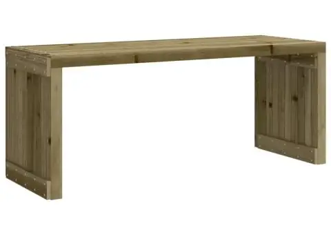 Bancă de grădină extensibilă, 212,5x40,5x45 cm, lemn pin tratat - 5/5